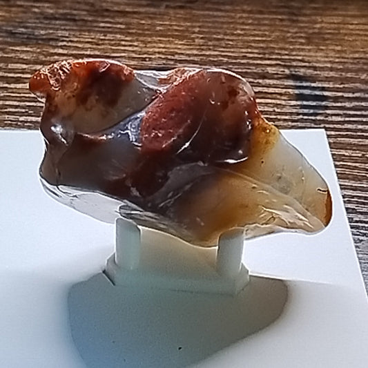 Polished Oregon Moss Plume Agate Display Specimen 3.5 Oz