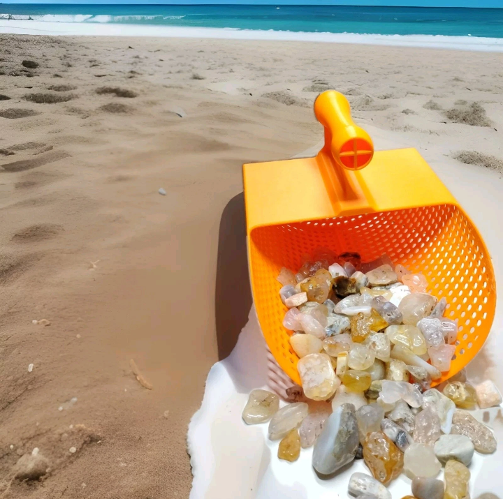 Little Als Big Orange Scoop Sand Sifter Mining Tool USA Made