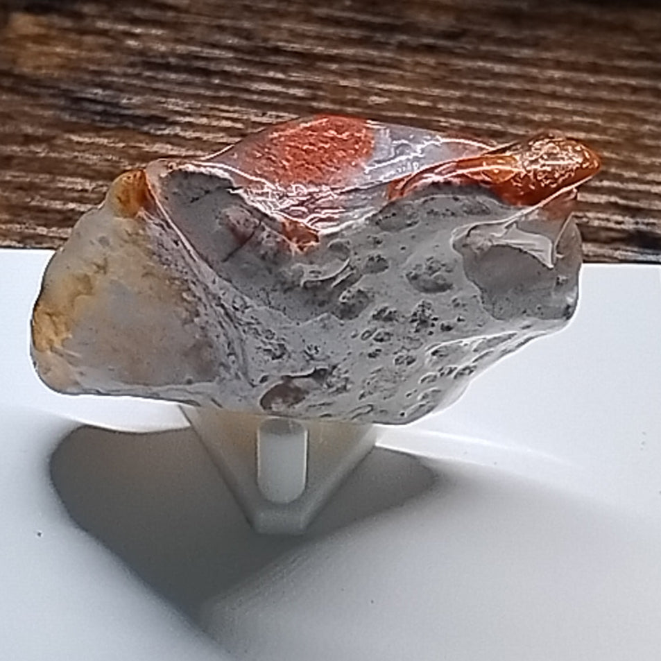 Polished Oregon Moss Plume Agate Display Specimen 3.5 Oz